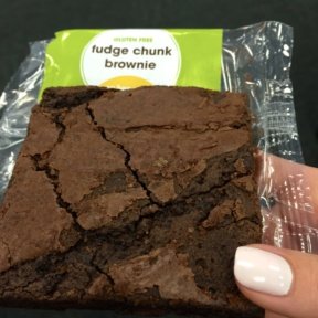 Gluten-free brownie from Au Bon Pain